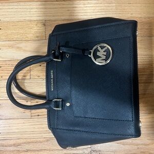 Michael Kors Black Satchel Bag